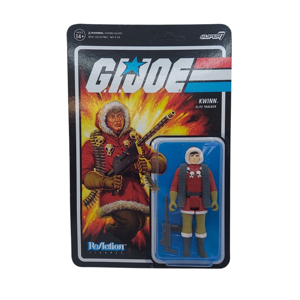 Super7 G.I. Joe ReAction Kwinn 3.75" Action Figure